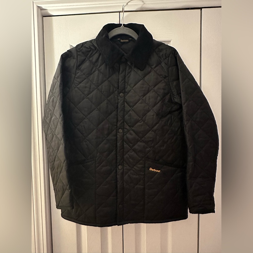 Boys Barbour quilted jacket -L